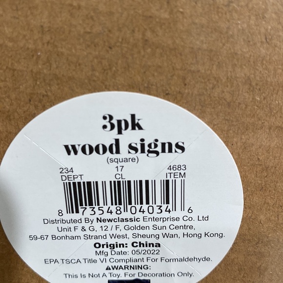 Target BP 2022 Christmas 3-Pack Wood Sign - Picture 5 of 8